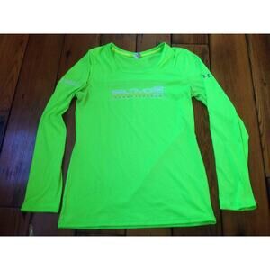 Under Armour Baltimore Running Festival 2013 Green Neon High Visibility Shirt S